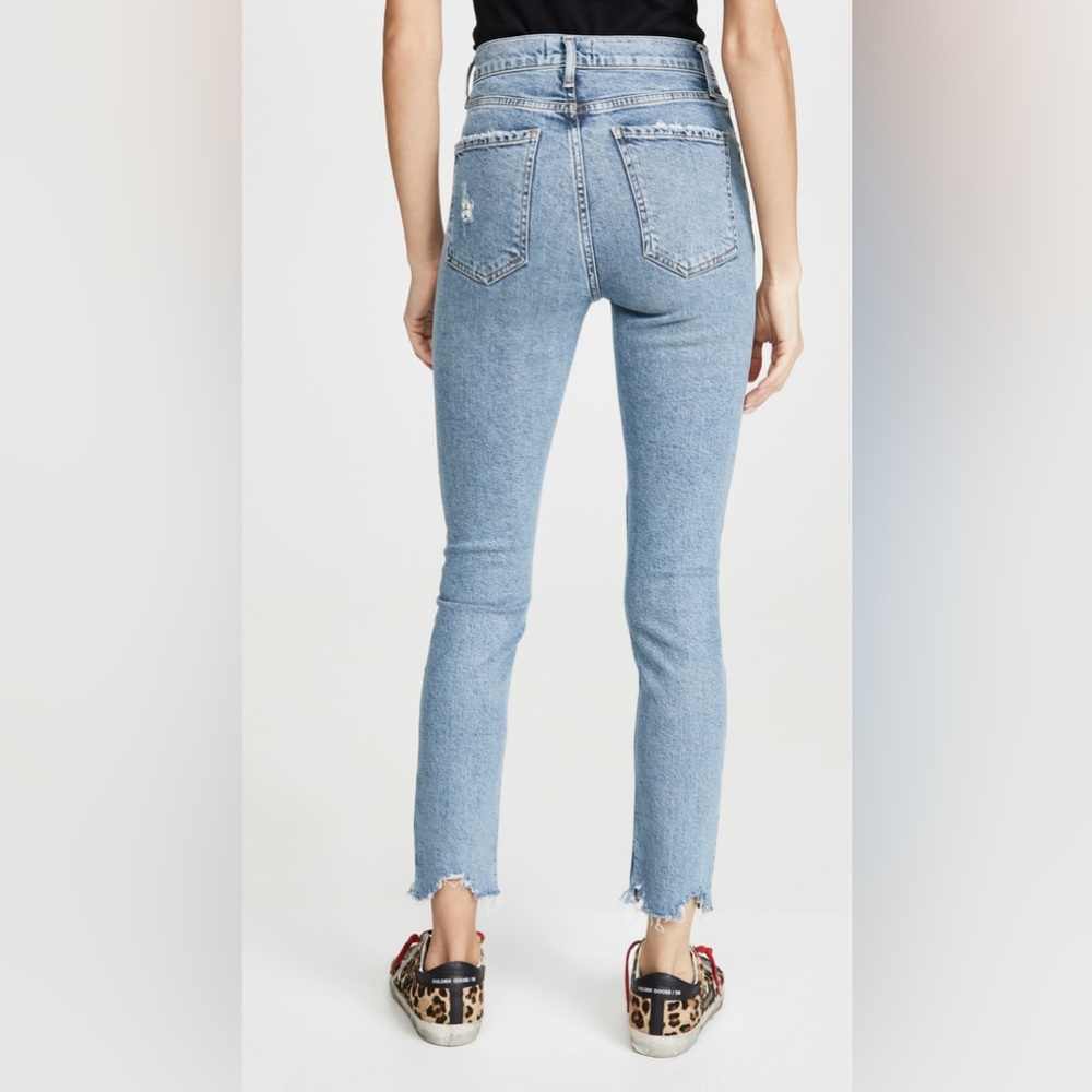 AGOLDE Nico High Rise Slim Fit Jeans in Rooted - Picture 2 of 7